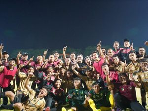 Ke Final, Sepakbola Kabupaten Kediri Cetak Sejarah Baru di Porprov Jatim