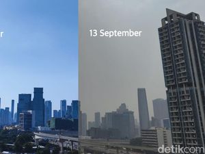 Hanya Dua Hari Langit Biru Awan Putih Bertahan di Jakarta Hanya Dua Hari Langit Biru Awan Putih Bertahan di Jakarta