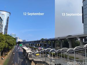 Sempat Biru, Ini Alasan Langit Jakarta Kembali Kelabu Menurut BMKG Sempat Biru, Ini Alasan Langit Jakarta Kembali Kelabu Menurut BMKG