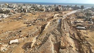 Potret Kerusakan Akibat Banjir di Libya
