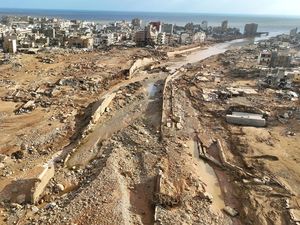 Potret Kerusakan Akibat Banjir di Libya