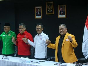 Potret Koalisi Ganjar Saat Rapat Konsolidasi