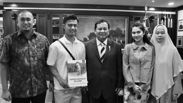 Pratama Arhan dan Zize bertemu Prabowo (dok. Instagram Prabowo)