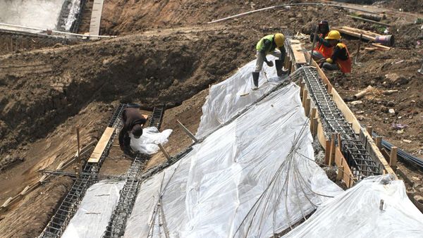 Begini Progres Pembangunan Embung di Malang