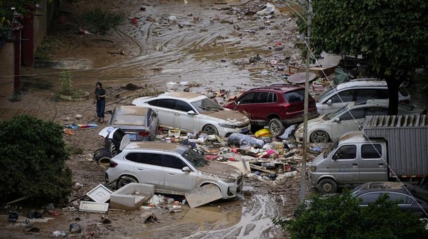 Floods in China/Photo: Reuters/Aly Song