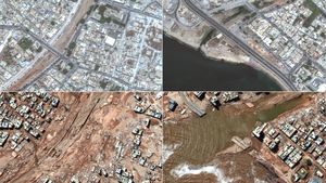 Foto Satelit Ungkap Kondisi Before-After Banjir Terjang Libya