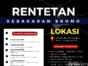 Infografis: Rentetan Kebakaran Bromo Infografis: Rentetan Kebakaran Bromo