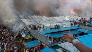 Kebakaran Besar Hancurkan Pasar di Bangladesh, 300 Toko Hangus