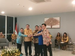 Suasana Ketum Parpol Pendukung Prabowo Kumpul di Markas Golkar