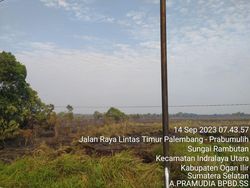 Karhutla yang Kepung Tol Palindra Dipadamkan, Petugas Tetap Patroli