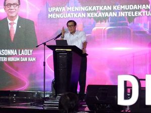 Yasonna: Dari 64 Juta UMKM, Baru 10% yang Daftar Kekayaan Intelektual