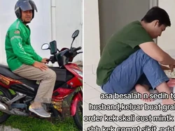 Pengemudi Ojol Ini Lahap Kue Hancur yang Dikembalikan Pelanggan