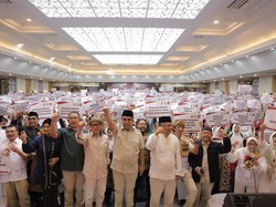 Ribuan Emak-emak Majelis Taklim Bandung-Cimahi Deklarasi Dukung Prabowo