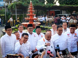 Anies-Cak Imin Tiba di Markas PKS Jelang Keputusan Rapat Majelis Syuro