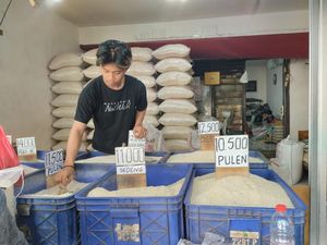 Harga Beras di Pasar Tradisional Makin Mahal! Harga Beras di Pasar Tradisional Makin Mahal!