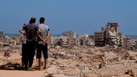 Luluh Lantak Kota Derna Libya Disapu Banjir