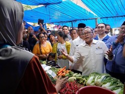 Kunjungi Pasar Palapa di Pekanbaru, Zulhas: Bawang Terlalu Murah!
