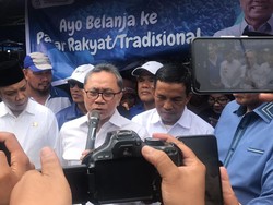 Mendag Tinjau Pembangunan Pasar Palapa di Pekanbaru