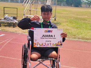 Kisah Bintang, Peraih Emas Olimpiade O2SN Berkursi Roda