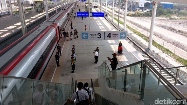 Penampakan Stasiun Tegalluar Jelang Peresmian Kereta Cepat Awal Oktober