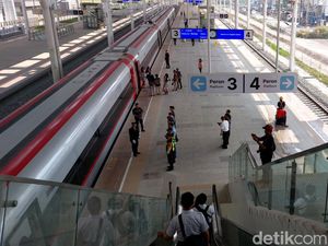 Penampakan Stasiun Tegalluar Jelang Peresmian Kereta Cepat Awal Oktober