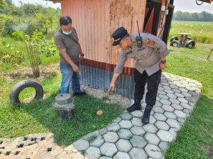 Granat yang Ditemukan Warga Jambi Masih Aktif, Langsung Dimusnahkan Granat yang Ditemukan Warga Jambi Masih Aktif, Langsung Dimusnahkan
