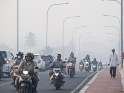 Jam Belajar Sekolah di Palembang Dipersingkat Buntut Kabut Asap Karhutla
