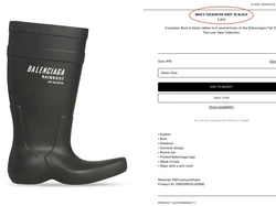 Balenciaga Dikritik Jual Boots Hujan Rp 25 Juta, Netizen: Murah Banget