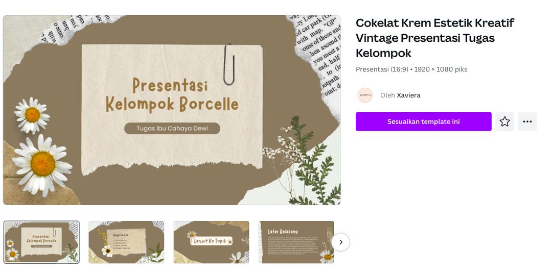 Link Web Template Presentasi Visual PPT Gratis yang Mudah di pakai 2023