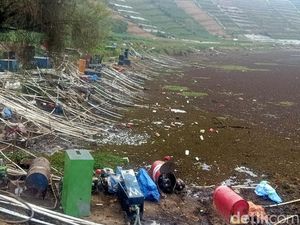 Mengering, Telaga Merdada Jadi Tumpuan Petani Kentang Dieng saat Kemarau Mengering, Telaga Merdada Jadi Tumpuan Petani Kentang Dieng saat Kemarau