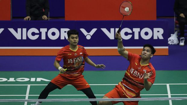 Leo Rolly Carnando/Daniel Marthin di Hong Kong Open 2023.
