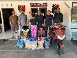 Ibu Hamil 8 Bulan di Pangkalpinang Nekat Curi 12 Karung Beras demi Biaya Hidup