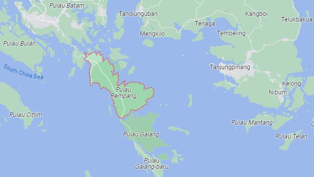 Pulau Rempang, Kota Batam, Kepulauan Riau.