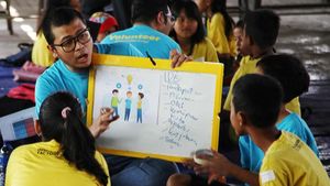 Puluhan Anak Antusias Mengikuti Literasi Baca Tulis