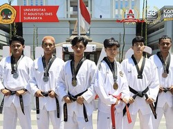 UKM Taekwondo Untag Borong 5 Medali di Ajang Internasional