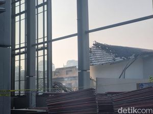 Kondisi Museum Nasional Pagi Ini Usai Semalam Dilalap Api