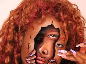 Bukan Photoshop! Kerennya Makeup Seni 3D di Wajah