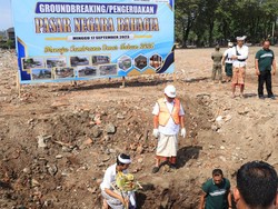 Pembangunan Pasar Umum Negara Senilai Rp 143,5 Miliar Dimulai