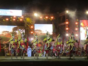 Tari Kolosal-Kangen Band di Mojokerto Meriahkan Penutupan Porprov Jatim