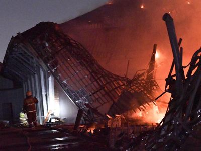 Potret Saat Kebakaran Hanguskan Museum Nasional