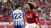 Satu-satunya gol balasan Setan Merah dicetak oleh pemain pengganti Hannibal Mejbri.
