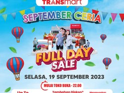 Ke Transmart Full Day Sale Sekarang! AC, TV, hingga Kulkas Banjir Diskon