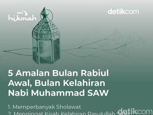 Infografis: 5 Amalan Bulan Rabiul Awal, Bulan Kelahiran Nabi Muhammad SAW