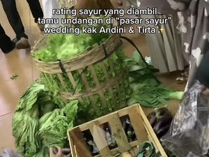 Pernikahan Viral Souvenirnya Sayur-Mayur Segar, Bikin Emak-emak Full Senyum Pernikahan Viral Souvenirnya Sayur-Mayur Segar, Bikin Emak-emak Full Senyum