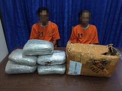 BNN Tangkap Pengirim-Penerima Narkoba, 5,4 Kilogram Ganja Disita