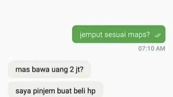 10 Chat Teman Minjem Duit, Ngelesnya Bisa Banget