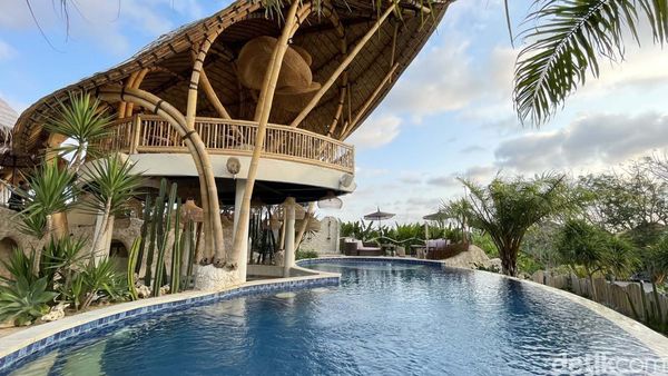 Hago Beach, Restoran Bertema Pantai di Tepi Sawah Denpasar