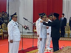 Ratu Dewa Dilantik Jadi Pj Wali Kota Palembang Gantikan Harnojoyo