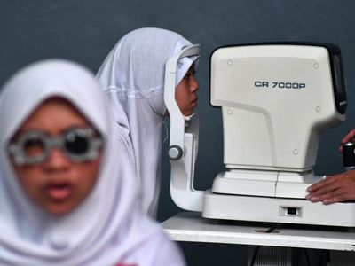 PMI Gelar Pemeriksaan Mata Gratis untuk Siswa Sekolah
