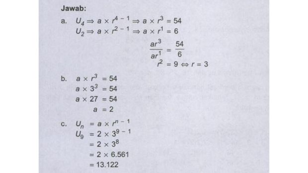 Rumus deret geometri